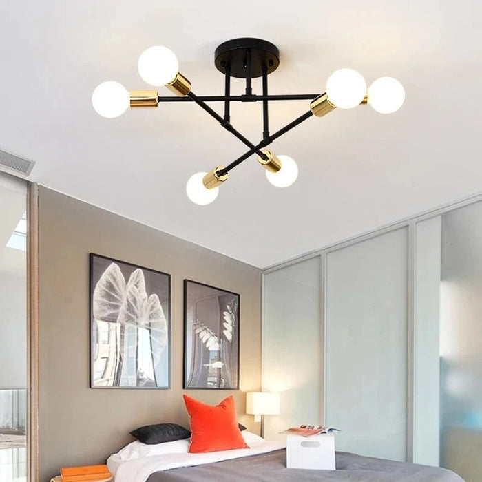 Modern satellitinspirerad taklampa