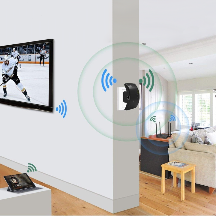 Trådlös WiFi-signal förstärkare – Pålitlig internetförlängning för hem och kontor