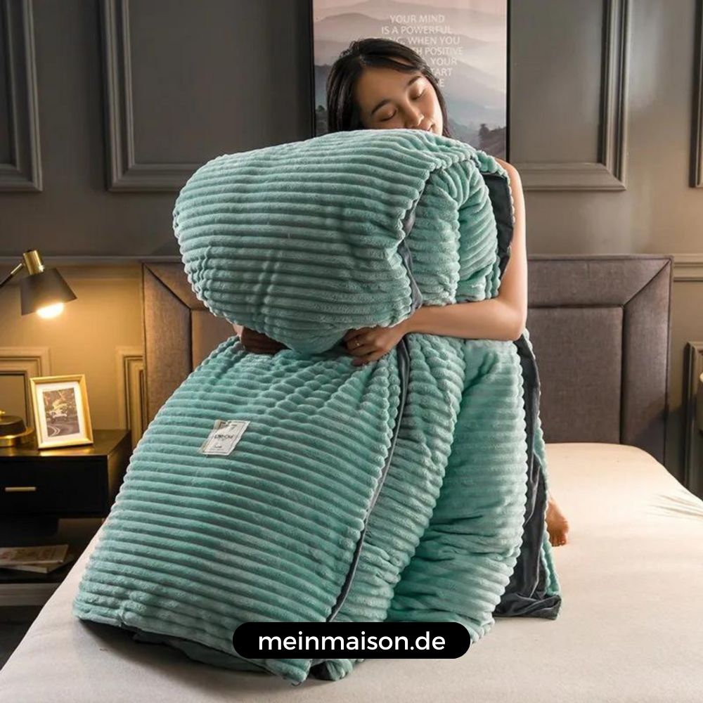 SweetDreams™ - Samt-Fleece-sängfilt | Ultimatisk komfort
