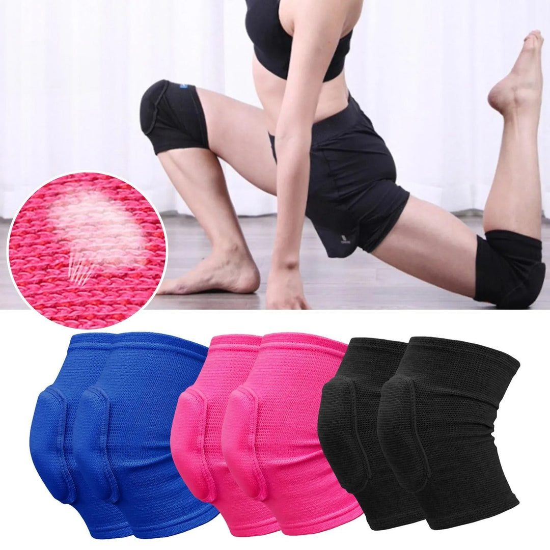 Knäskydd med kudde för träning, yoga &amp; hemmasysslor
