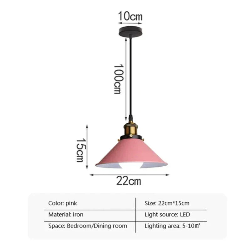 Industriell Elegans - LED Horn Hänglampa