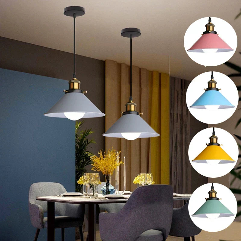 Industriell Elegans - LED Horn Hänglampa