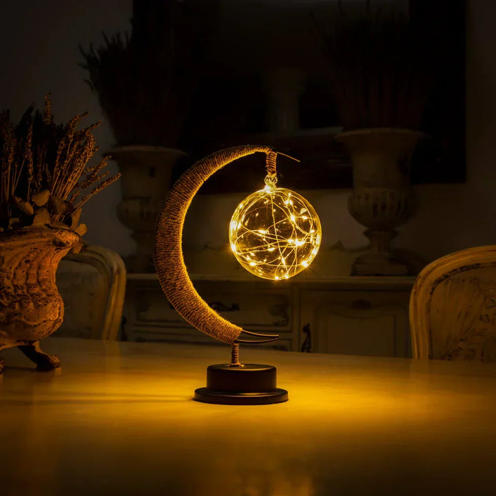 Bordslampa LED Månlampa för Sovrum