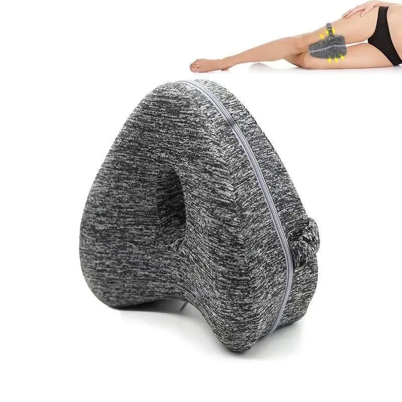 Orthopediskt knäkudde för sidoliggan – Ergonomisk benkudde med minnesskum för bättre sömn