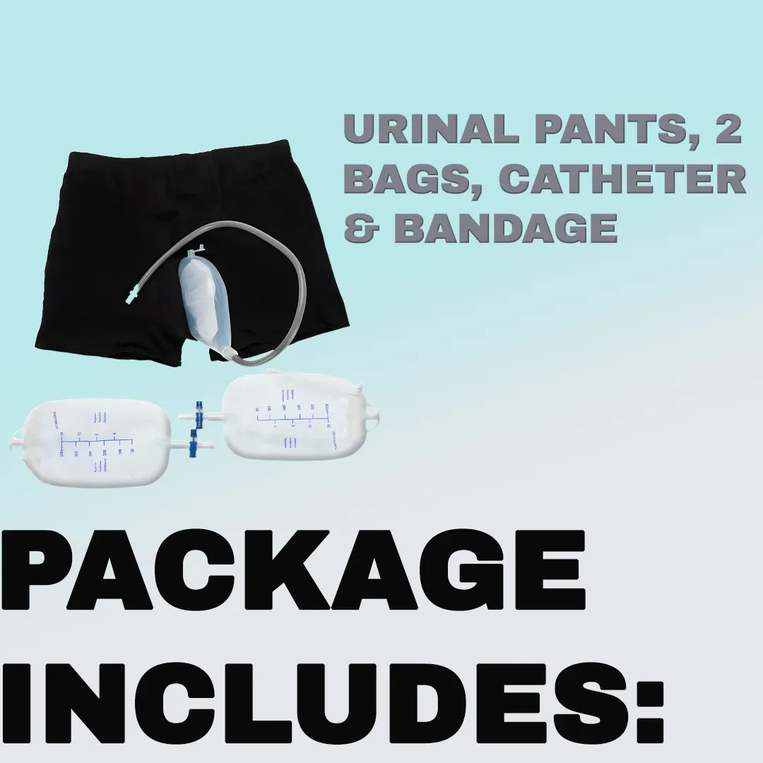 Herrars bärbara urinalbyxor