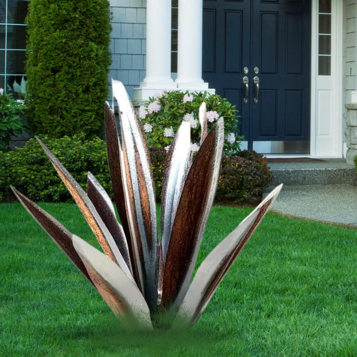 Agave Americana Metall Dekorativ Växt