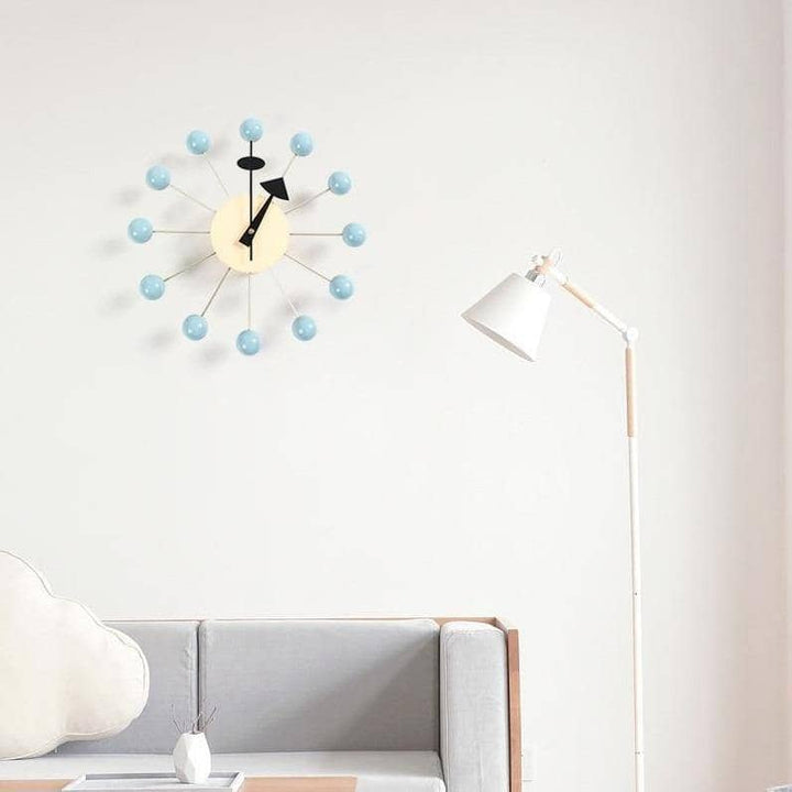 OrbitTime - Minimalistisk 3D Kula väggur för Modern Elegans