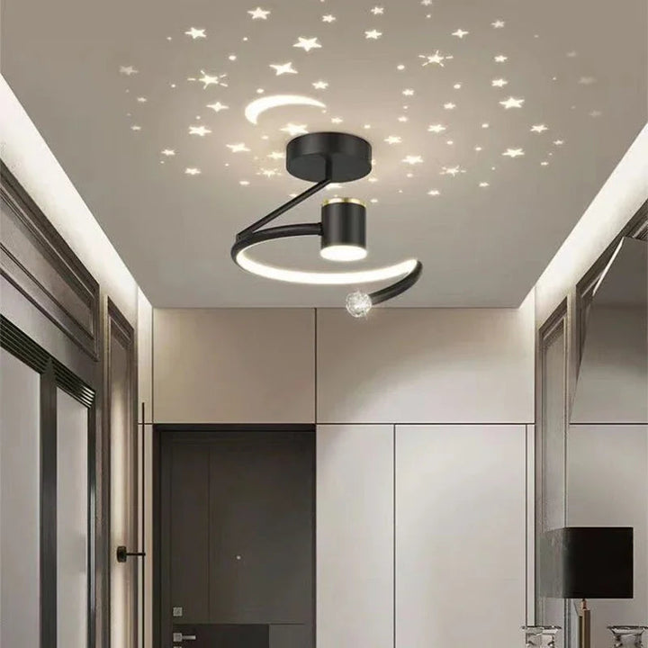 Carvallo – LED-taklampor med stjärn- och måndesign för en magisk hemmamiljö