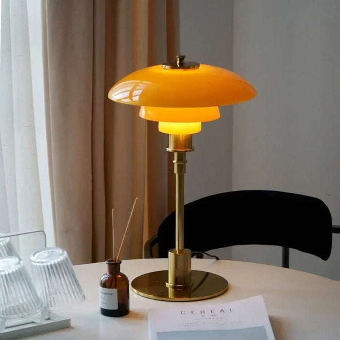 Nordisk Glasbordsbelysning – Minimalistisk LED-lampa för Hem