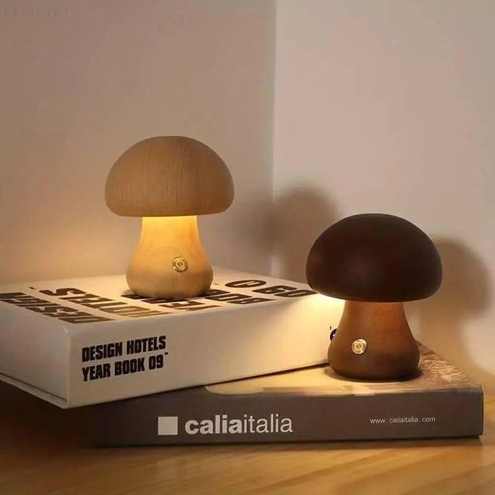 Mushroom Lamp - Svamp Nattduksbordslampa
