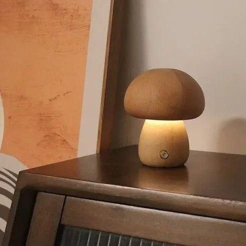Mushroom Lamp - Svamp Nattduksbordslampa