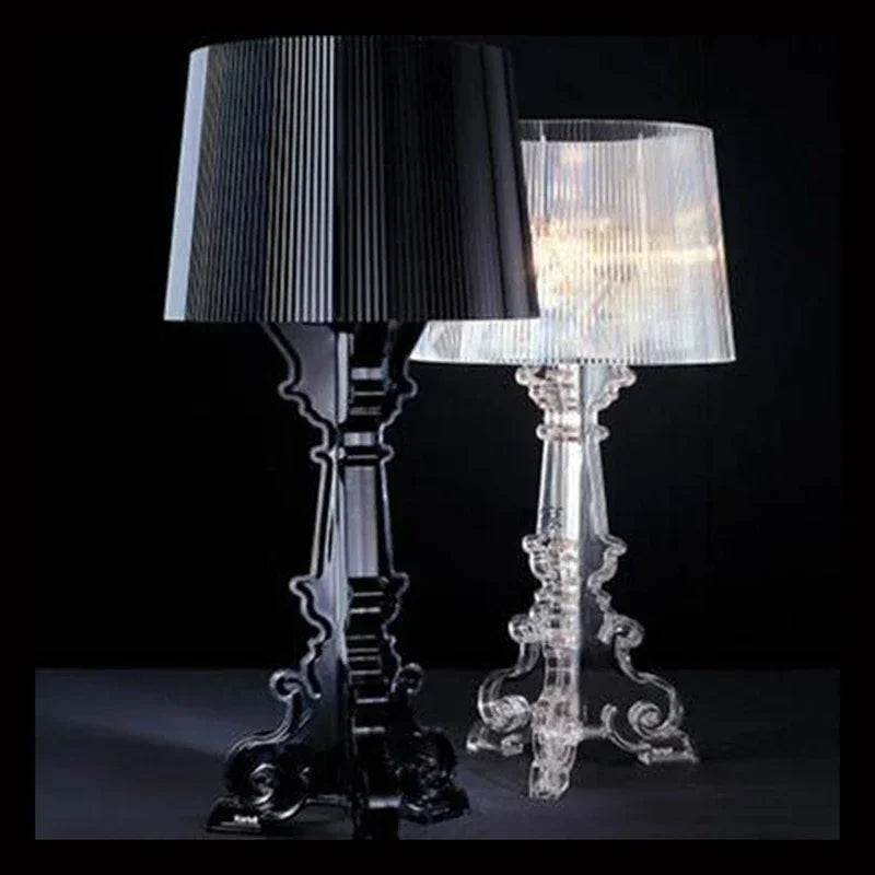 Burgundy Bordslampa med tidlös elegans för heminredning