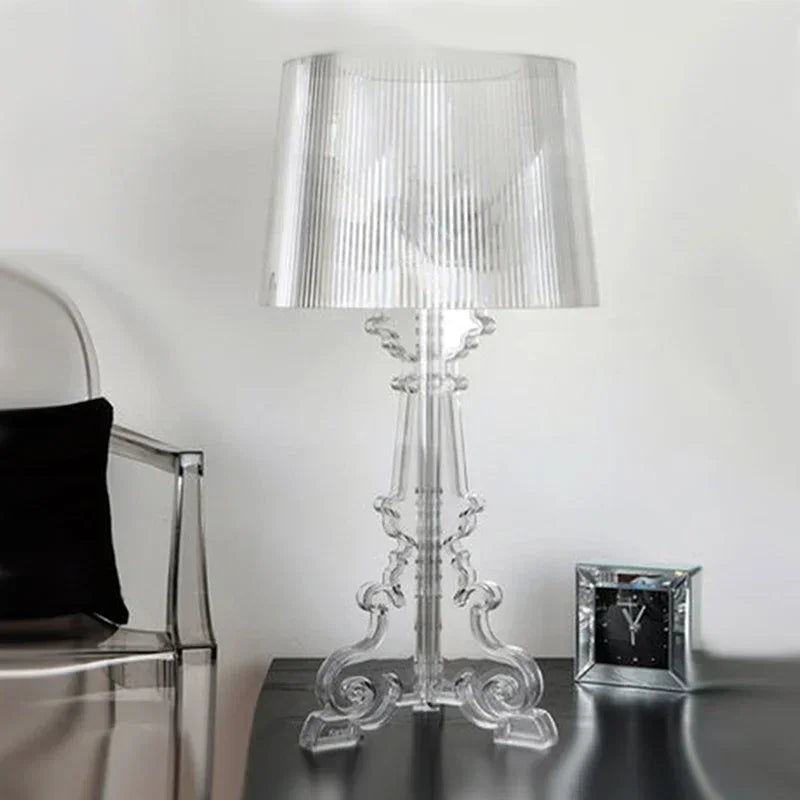 Burgundy Bordslampa med tidlös elegans för heminredning