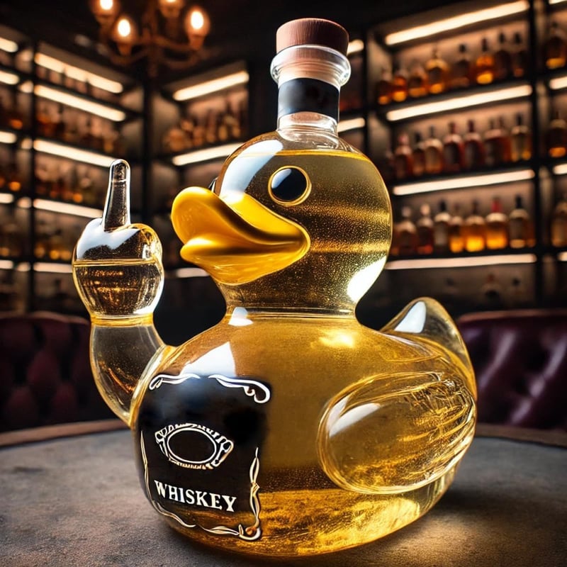 Rolig Anka Gåva Souvenir Quack Off Skämt Dekor Nyhet