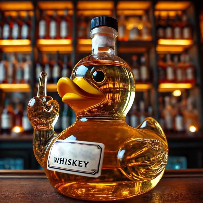 Rolig Anka Gåva Souvenir Quack Off Skämt Dekor Nyhet