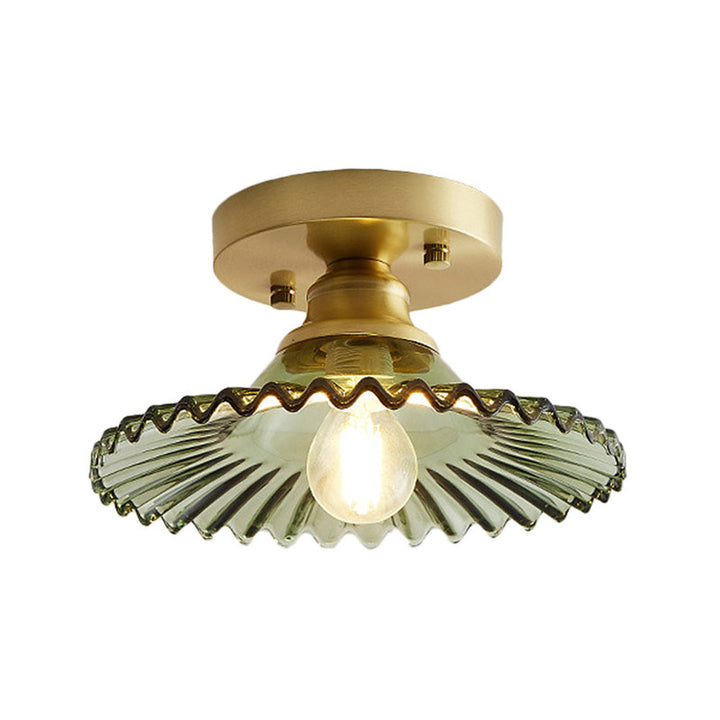 Taklampa Modern Glas Semi Flush Lampa
