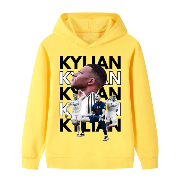 Kylian Mbappé Fotbolls Hoodie för Barn - Mbappe
