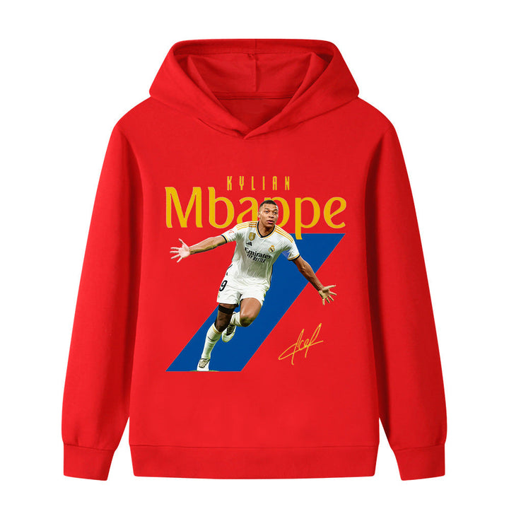 Mbappé Fotbolls Hoodie för Barn