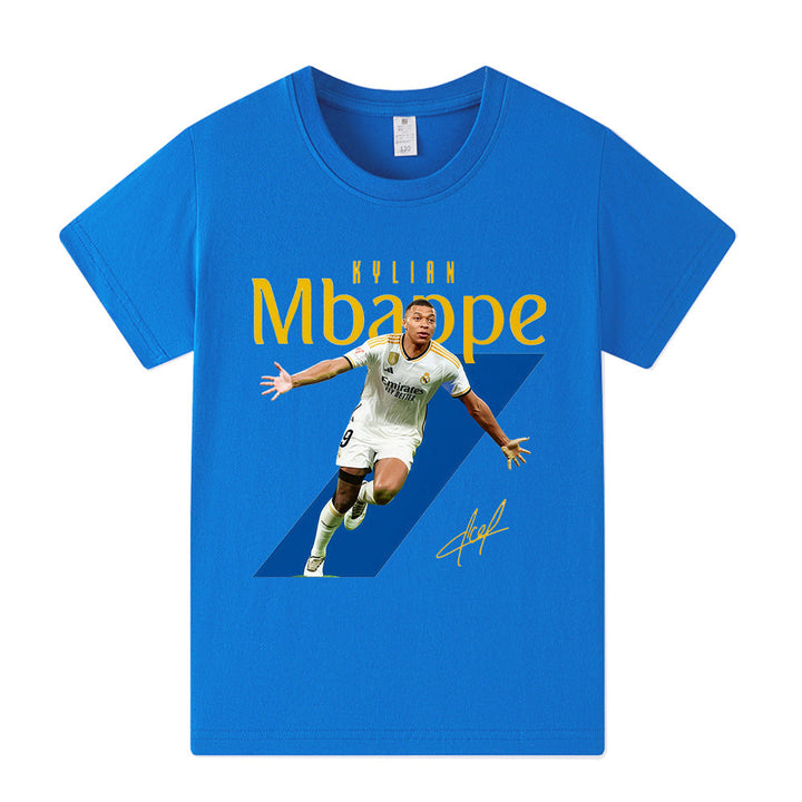 Kylian Mbappé Fotbolls T-shirt för Barn