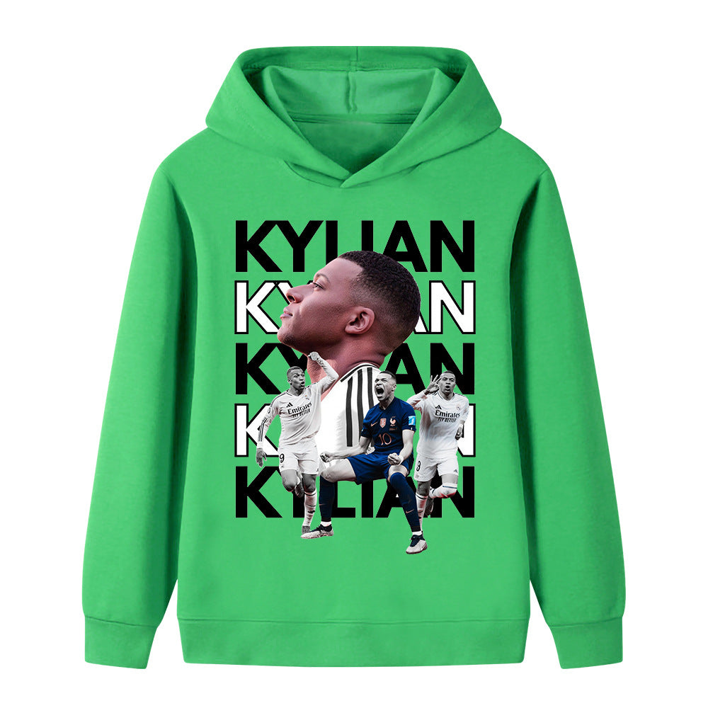 Kylian Mbappé Fotbolls Hoodie för Barn - Mbappe