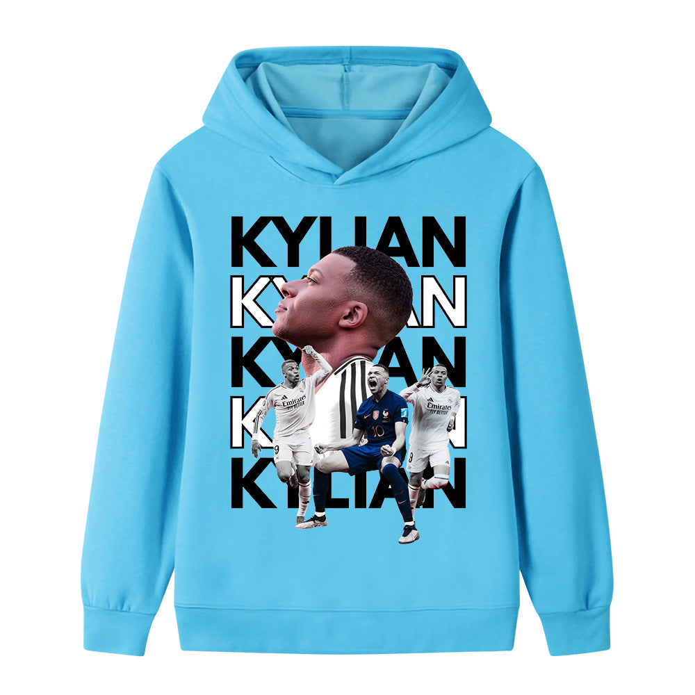 Kylian Mbappé Fotbolls Hoodie för Barn - Mbappe