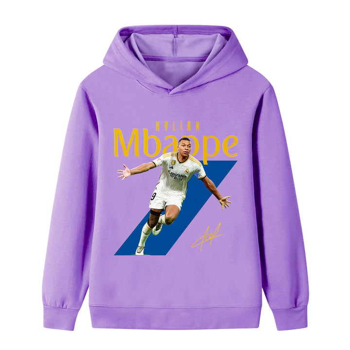 Mbappé Fotbolls Hoodie för Barn