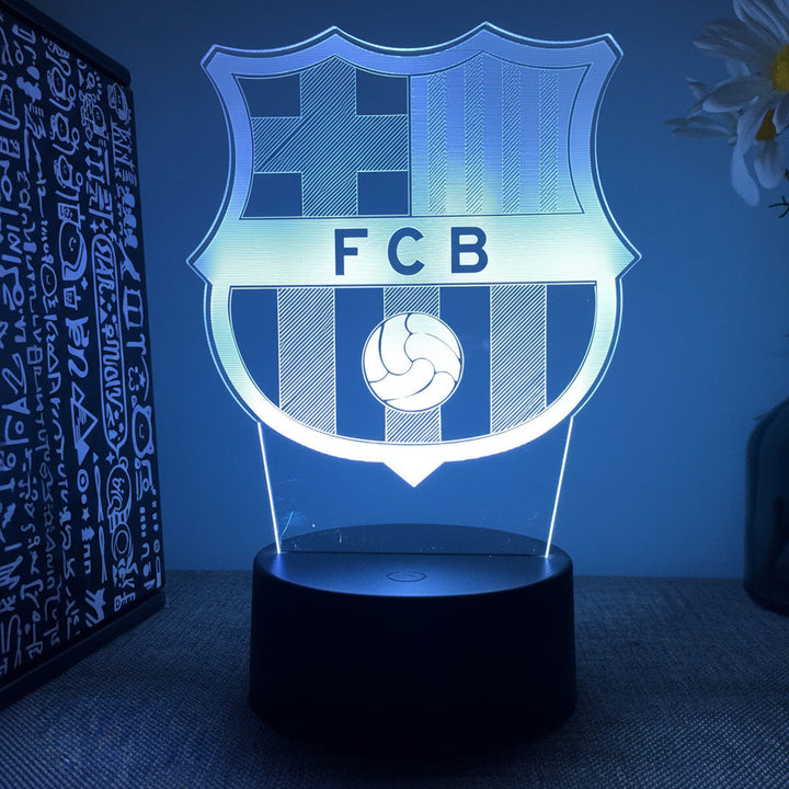 Fotboll 3D Illusion LED-Lampa - Nattlampa - USB-driven