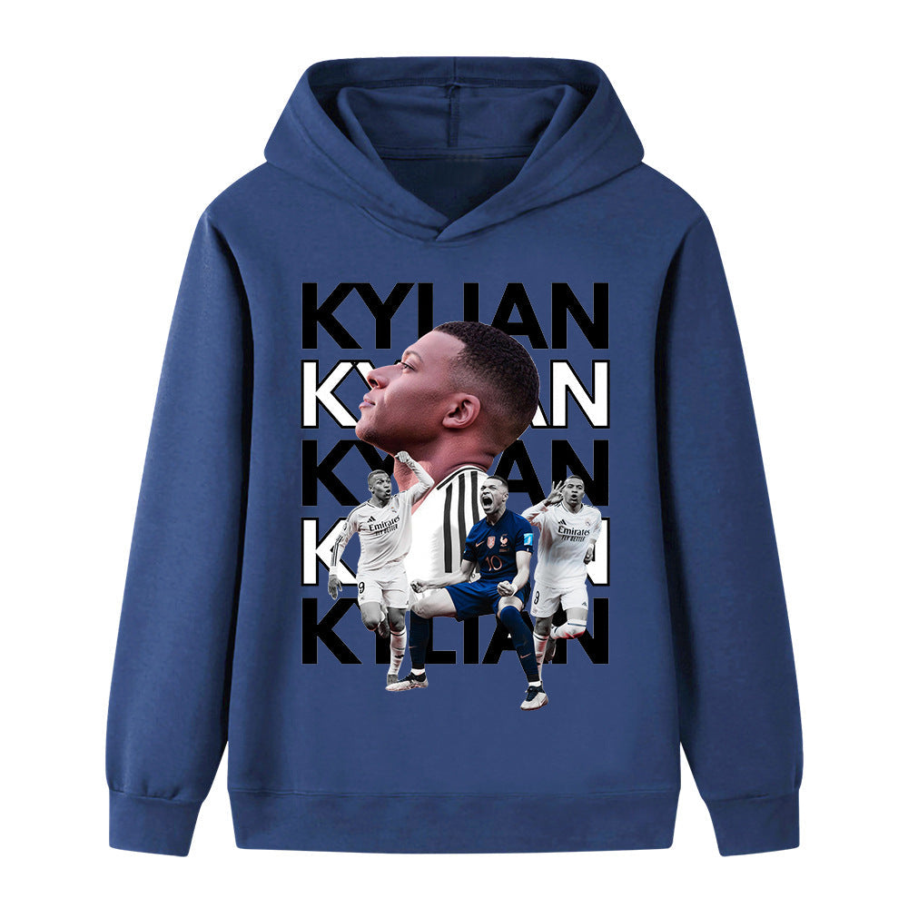 Kylian Mbappé Fotbolls Hoodie för Barn - Mbappe