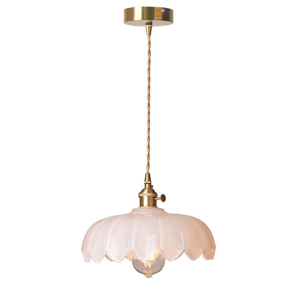 Pendellampa Vintage Glas Hängande Lampa