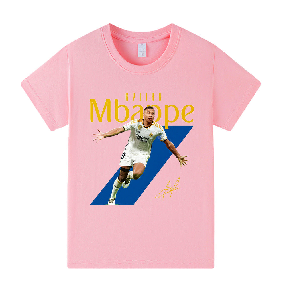 Kylian Mbappé Fotbolls T-shirt för Barn