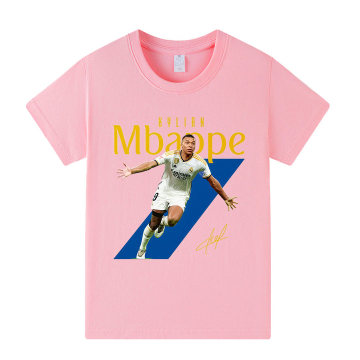 Kylian Mbappé Fotbolls T-shirt för Barn