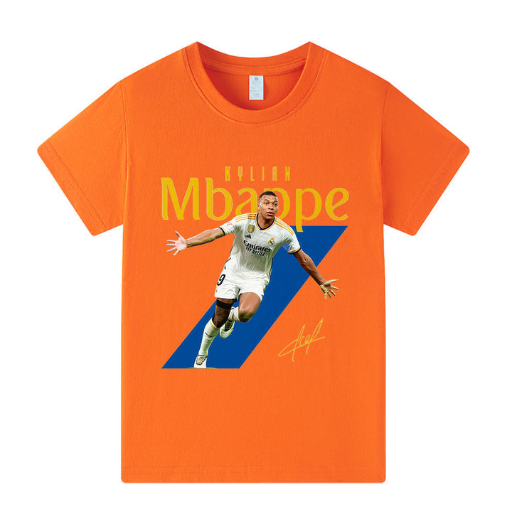 Kylian Mbappé Fotbolls T-shirt för Barn