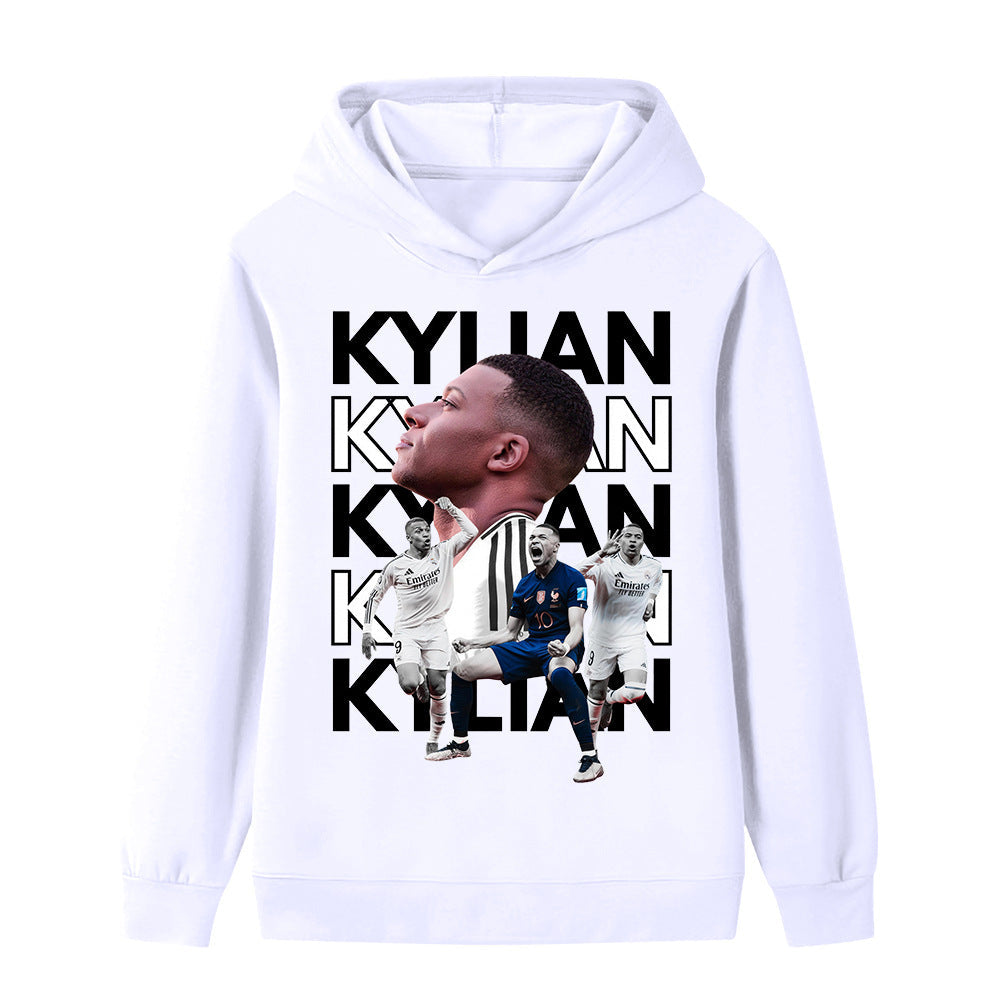 Kylian Mbappé Fotbolls Hoodie för Barn - Mbappe