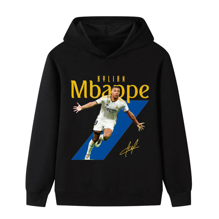 Mbappé Fotbolls Hoodie för Barn