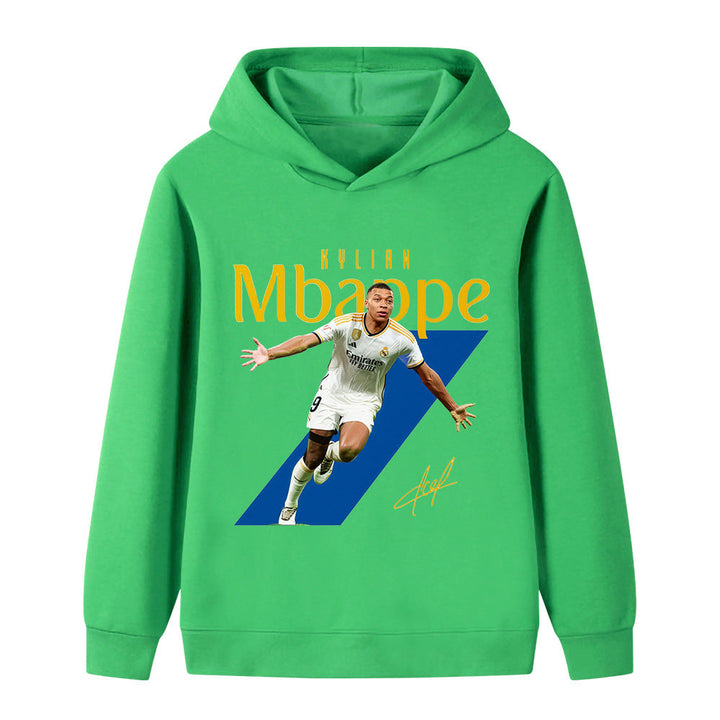 Mbappé Fotbolls Hoodie för Barn
