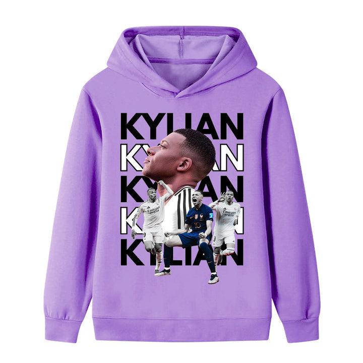 Kylian Mbappé Fotbolls Hoodie för Barn - Mbappe