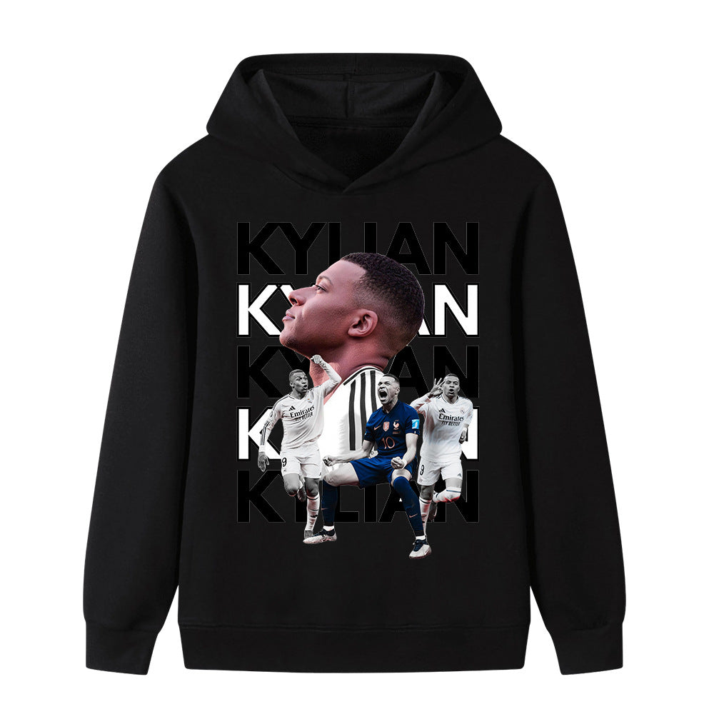 Kylian Mbappé Fotbolls Hoodie för Barn - Mbappe