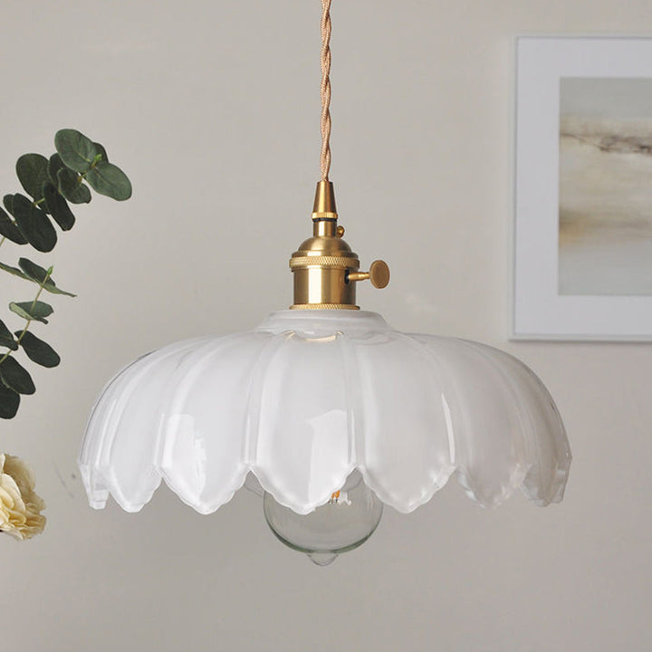 Pendellampa Vintage Glas Hängande Lampa
