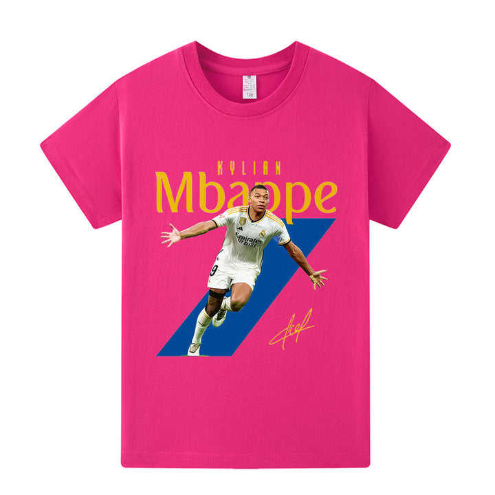 Kylian Mbappé Fotbolls T-shirt för Barn