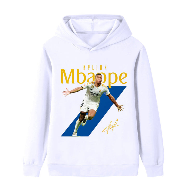 Mbappé Fotbolls Hoodie för Barn
