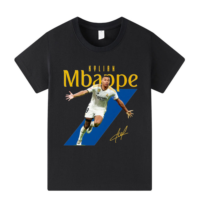 Kylian Mbappé Fotbolls T-shirt för Barn