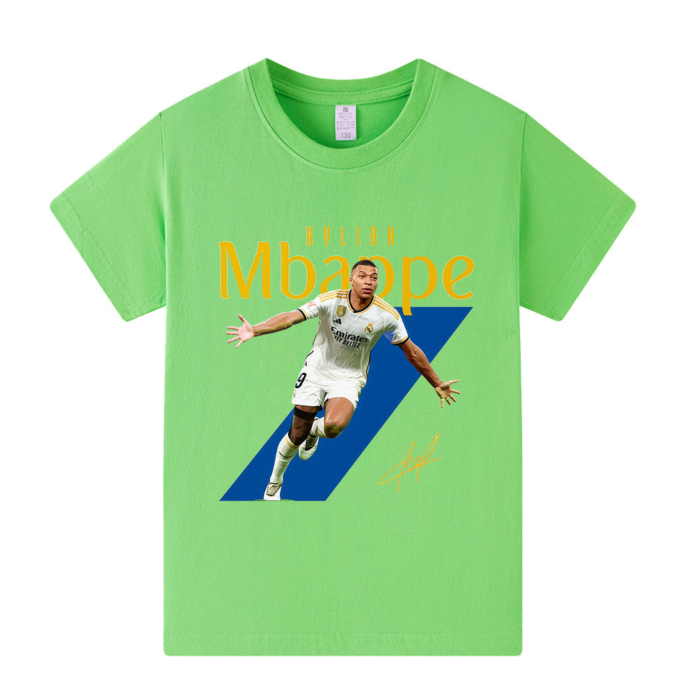Kylian Mbappé Fotbolls T-shirt för Barn