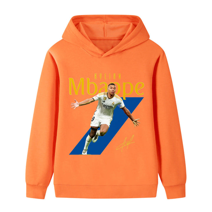 Mbappé Fotbolls Hoodie för Barn