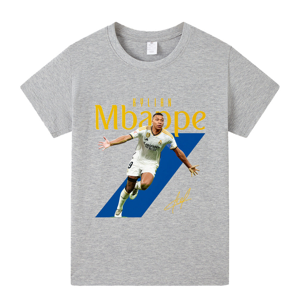 Kylian Mbappé Fotbolls T-shirt för Barn