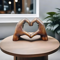 Hjärtformad Skulptur: Modern Konst med en Romantisk Touch