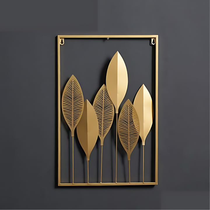 LuxiLeaf - Guld väggdekoration