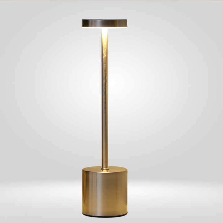 Modern Touch LED-lampa | USB-laddningsbar | Varm, neutral och kall ljus | Sladdlös metallbordslampa