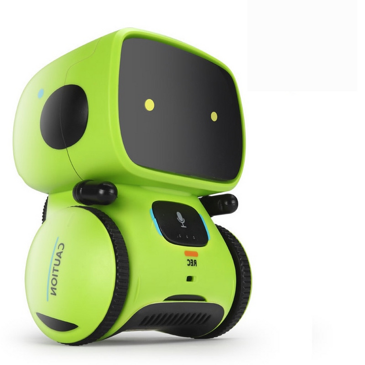 Robotleksak med röststyrning och musik