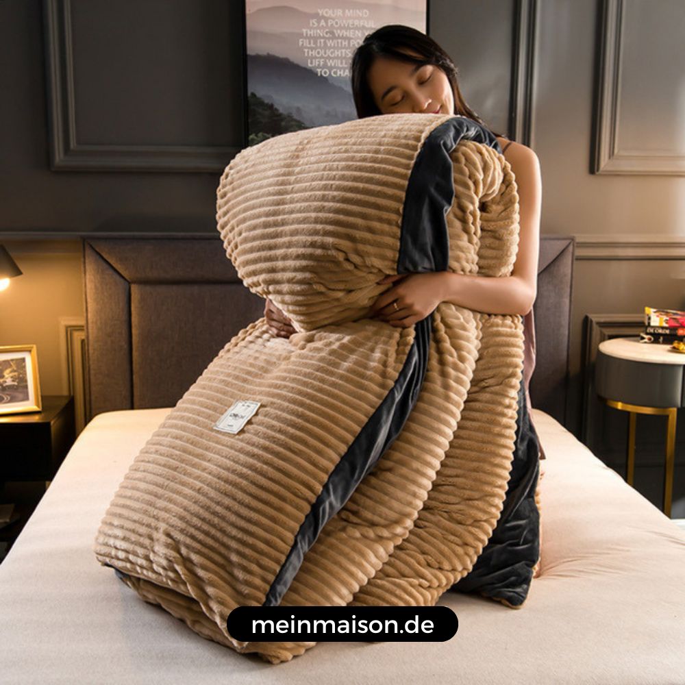 SweetDreams™ - Samt-Fleece-sängfilt | Ultimatisk komfort