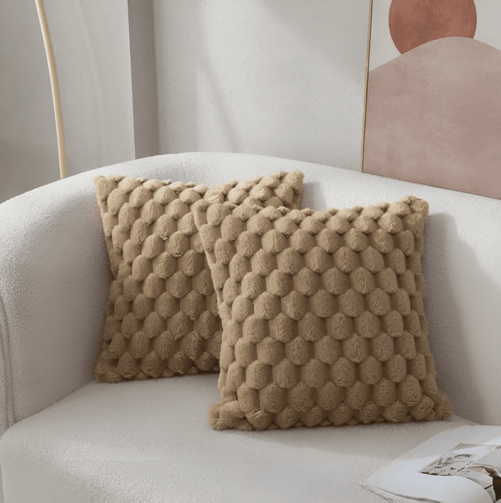 DreamHaven – Lyxigt Mjukt Kuddfodral med Fluffigt Mönster